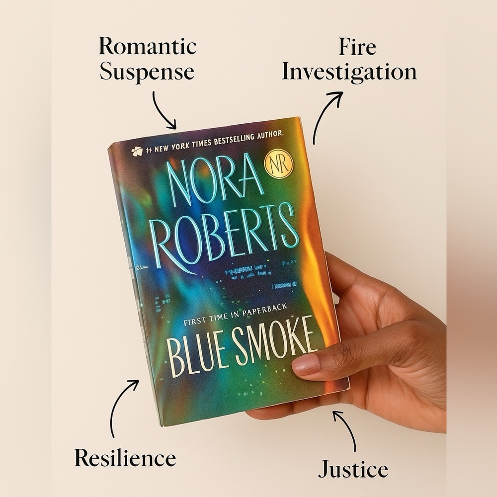 📚3 for $12 | Blue Smoke by Nora Roberts | Romantic Suspense Paperback | Mystery